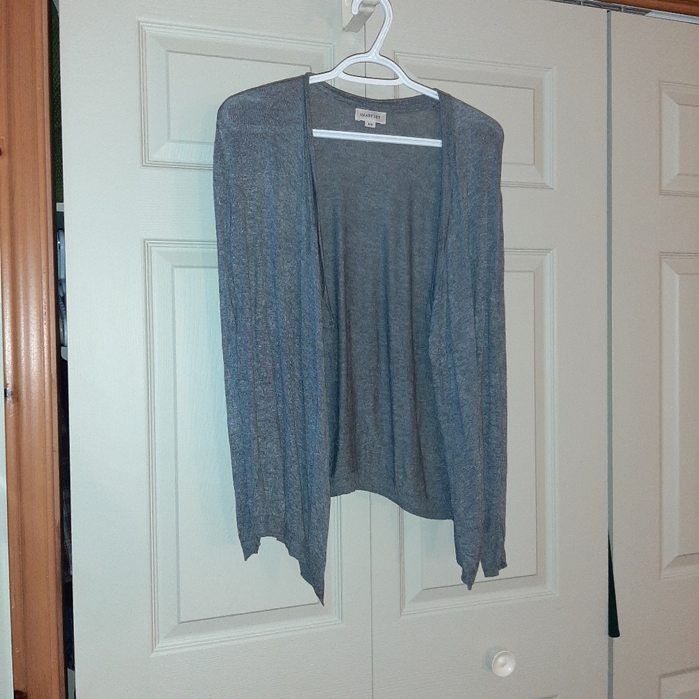 Smart Set Grey Open Front Cardigan